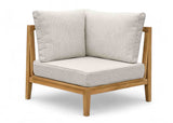 Belito Daan loungebank 3-delig - 246 cm - Teak