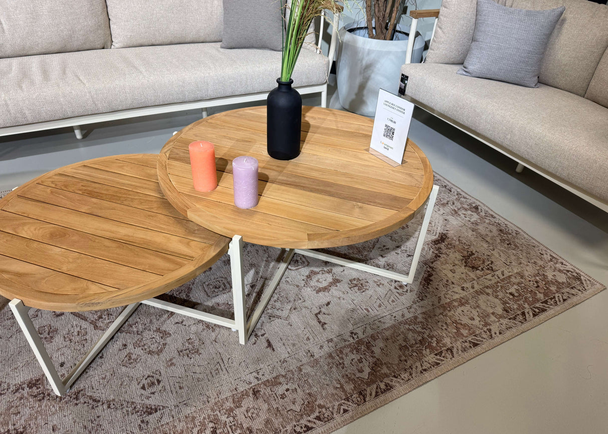 Apple Bee Condor Oyster Lounge Koffietafel Ø 94cm - Showroommodel
