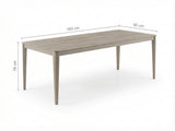 Belito Julia Tuintafel | Sintered Stone Taupe | 160 x 90 cm | 4-6 Personen