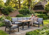 Lotte set antraciet met stoel nr.11