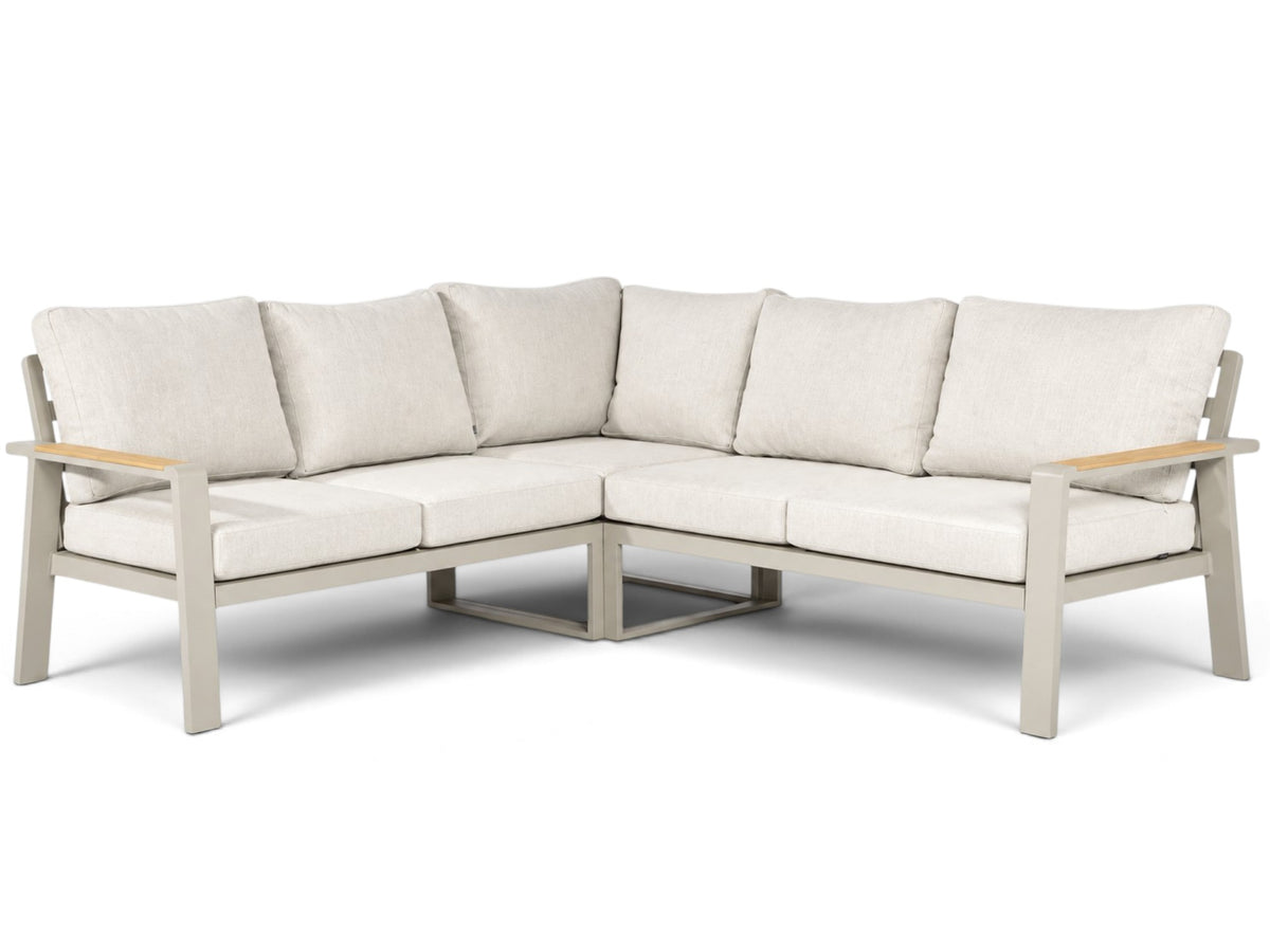 Belito Lotte Loungeset Hoekbank Nr. 3 | Taupe Aluminium | 220 x 220 cm | 5-persoons