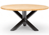 Teakhouten ronde diningtafel 120 cm Belito Saar Teakhouten ronde diningtafel 120 cm