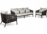Belito® Ouddorp Loungeset - Waterafstotend - Nr. 2 - 3-delig