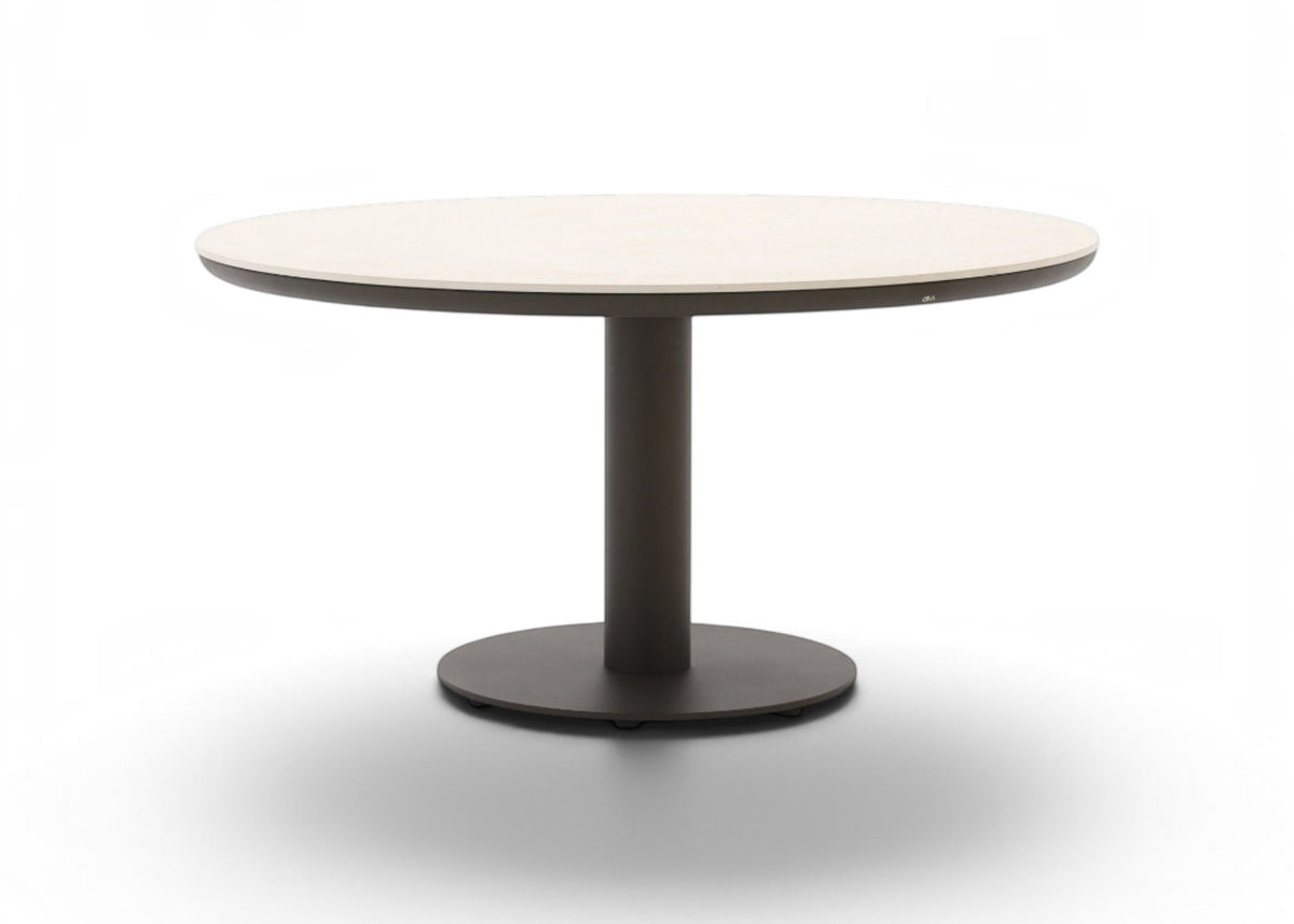Apple Bee Melville tuintafel Ø160 cm in Bronze met Sintered Stone blad