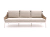 Apple Bee Milou lounge tuinbank - Oyster - 3 zits - 203 cm