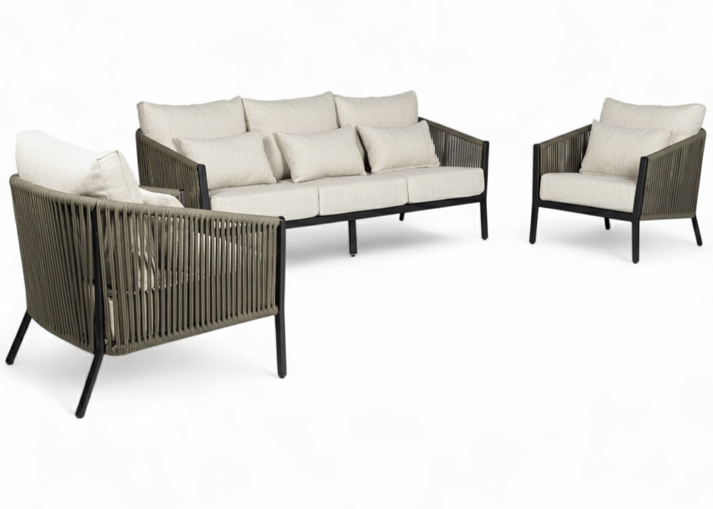 Ouddorp lounge army green