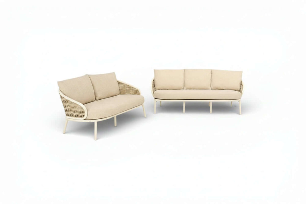 Apple Bee Pine Key Twee Loungebanken - Oyster