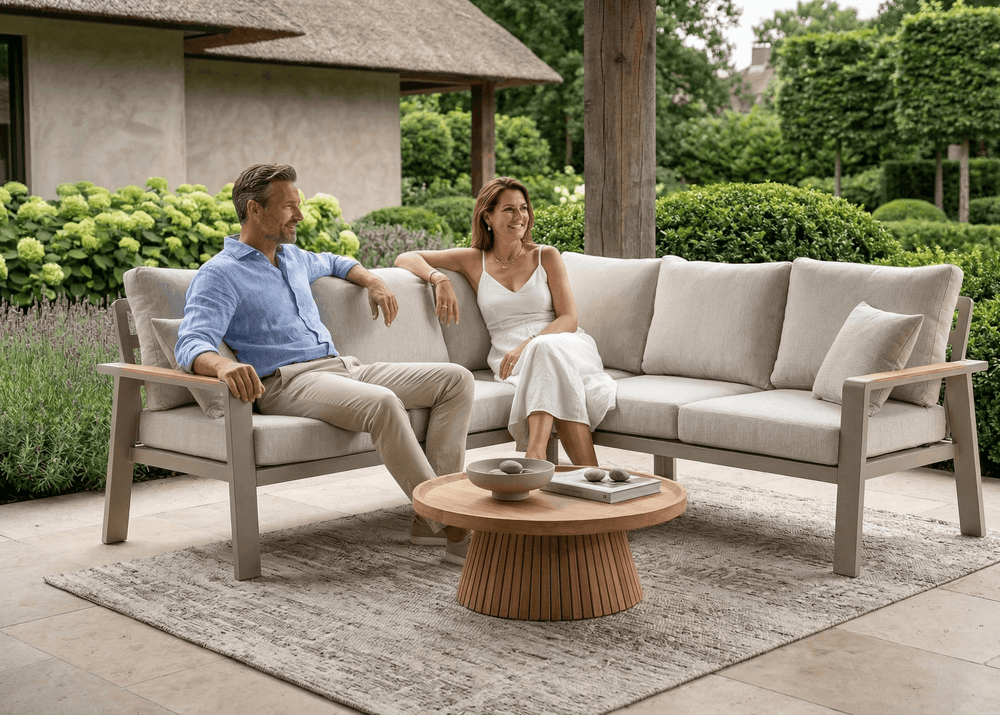 Belito Daan Lounge Koffietafel | Ø 80 cm | Hoogte 30 cm | Teak