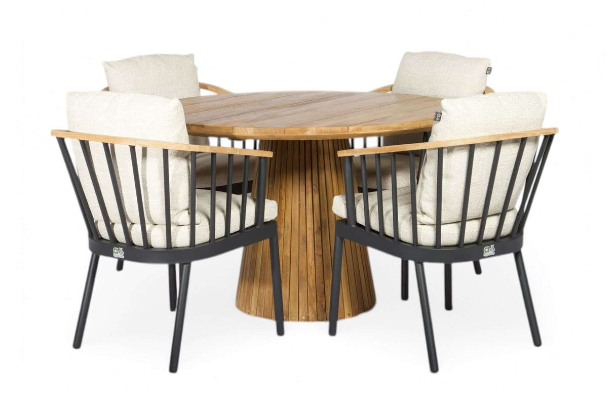 Apple Bee Condor/Belito Daan ronde tuinset 5-delig