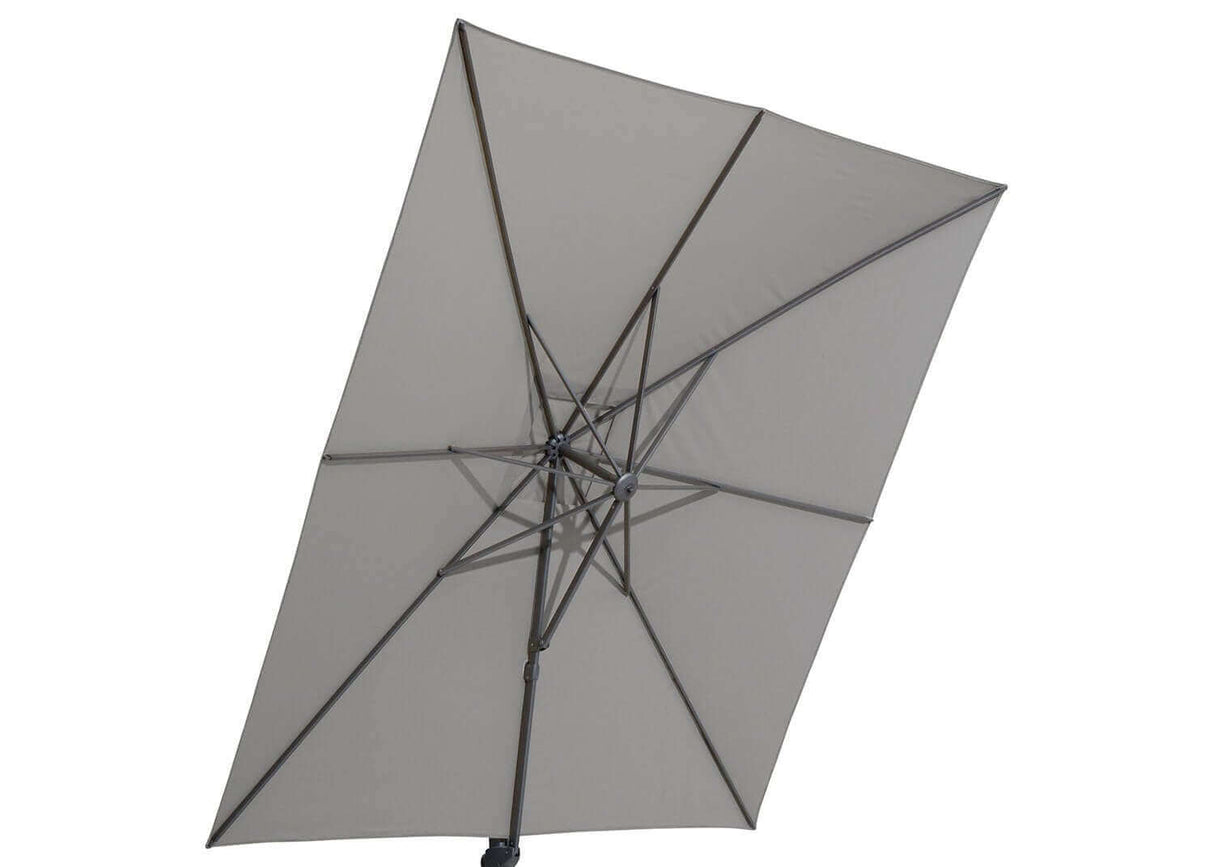 4Seasons Siesta Zweefparasol 300x300cm - Charcoal Frame & Doek