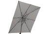 4 Seasons Outdoor Zweefparasol Siesta 300 x 300 cm - Charcoal frame - Mid-Grey doek