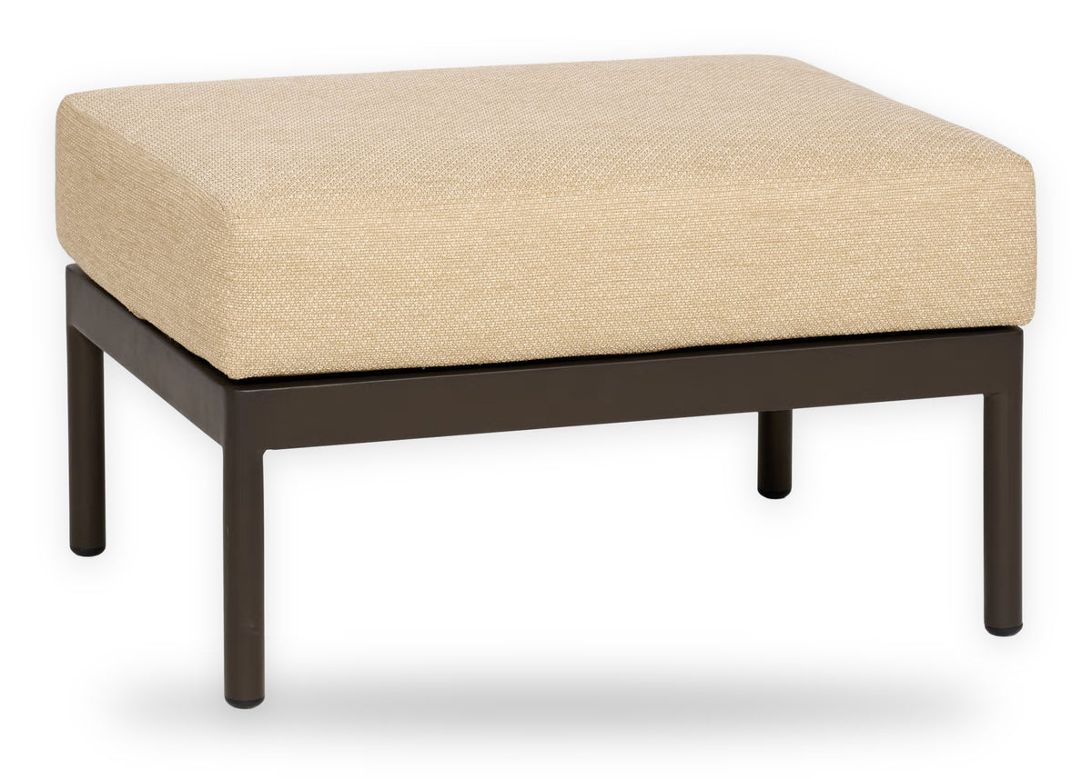 Apple Bee Murni hocker voetenbank Bronze met Cotton Flower BEE WETT® kussen – vrijstaand