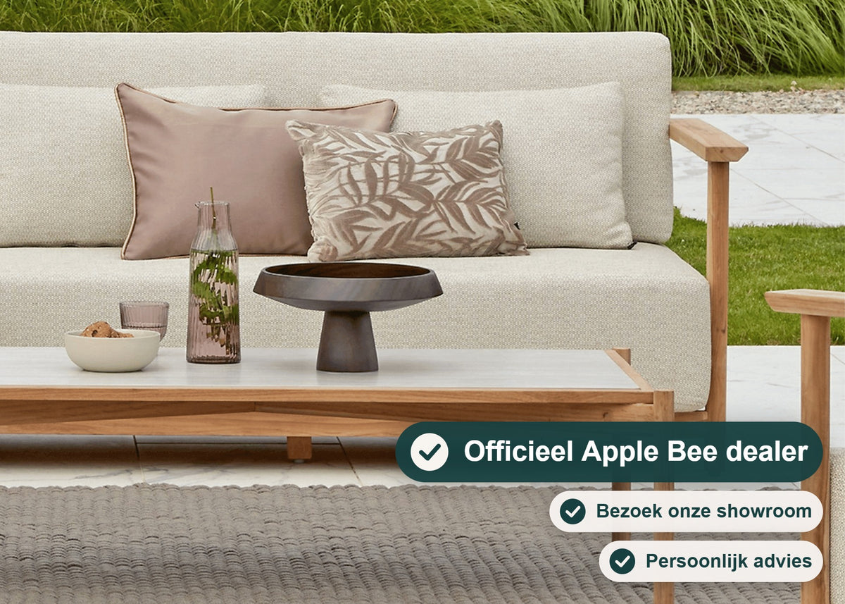 Apple Bee St. Lucia Loungeset 6-delig, SVLK Teak, Bee Wett Kussens – foto 5 – Officieel Apple Bee dealer