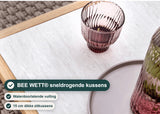 Apple Bee St. Lucia Loungeset 5-delig, SVLK Teak, 2 Tafels, Bee Wett Kussens – foto 8 – BEE WETT® sneldrogende kussens