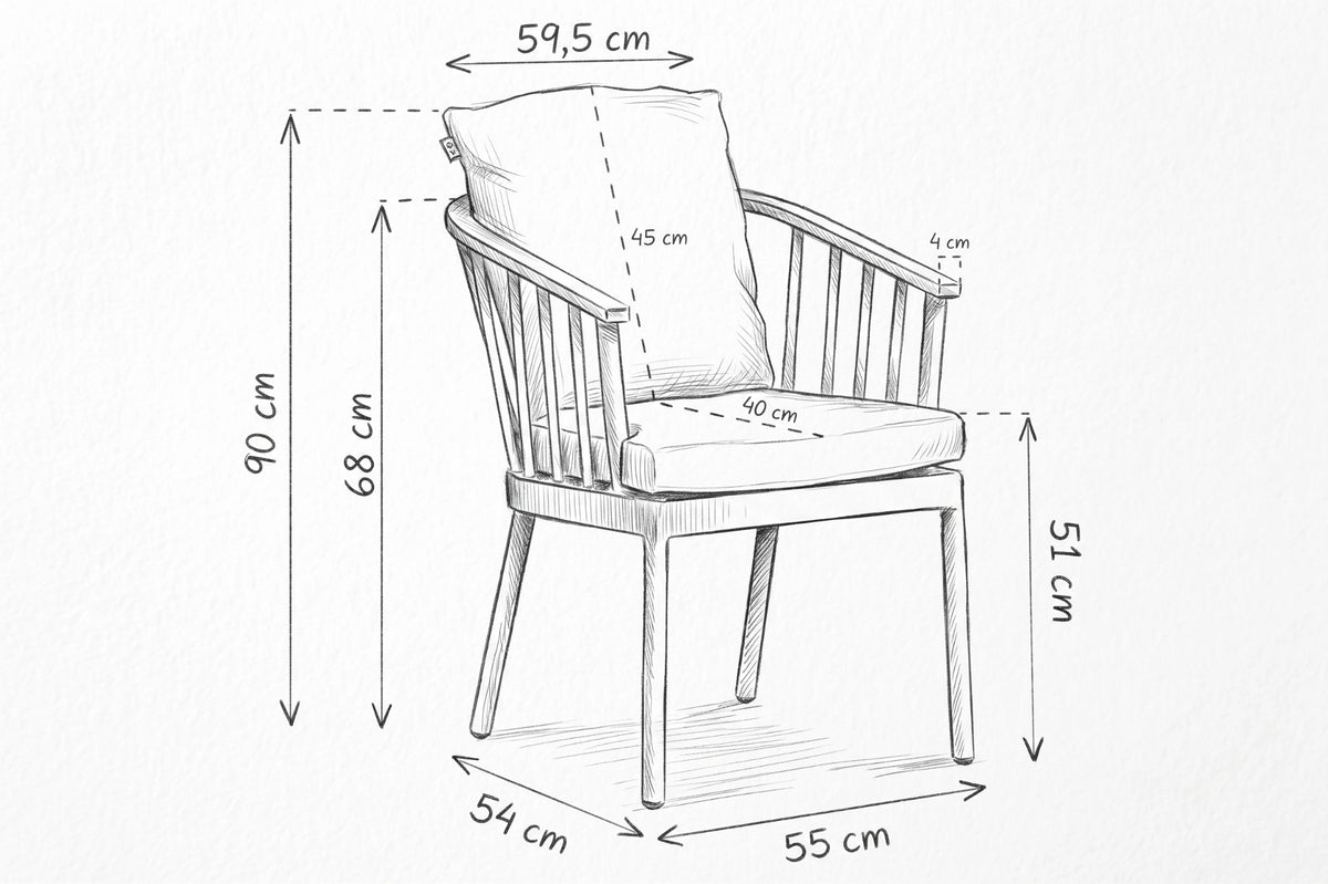 Apple Bee Condor Dining Chair | Carbon Black | BEE WETT®