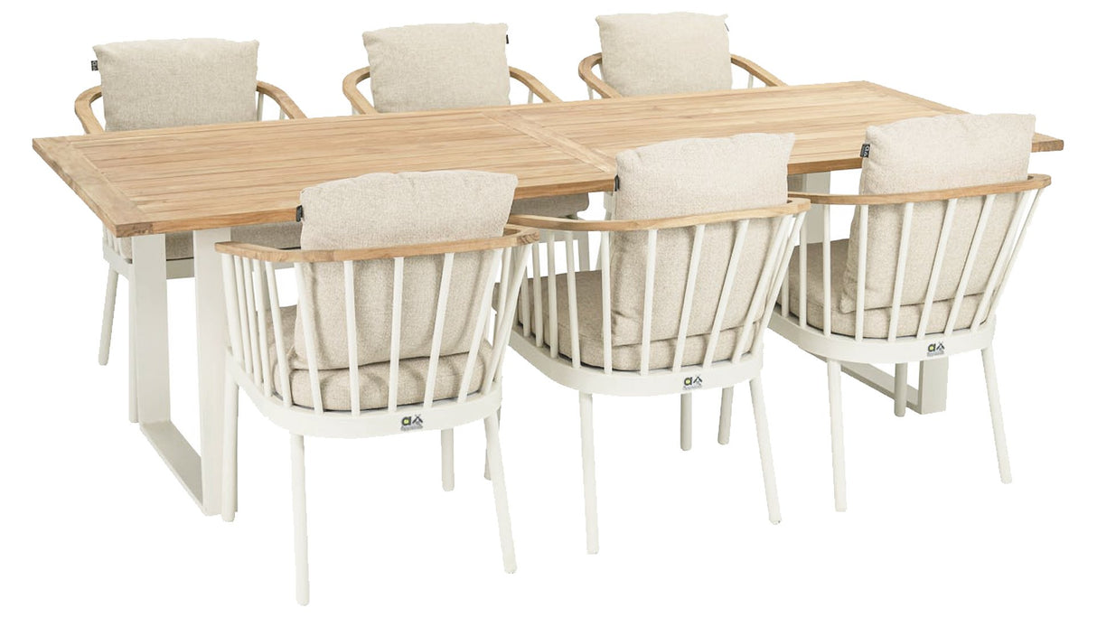 Apple Bee Condor Dining Tuintafel 240 x 95 x 75 cm Oyster
