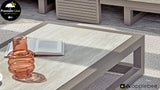 Apple Bee Santorini Hoek Loungeset 5-delig Nr.3