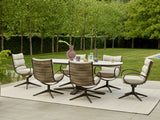 Apple Bee Zanzibar & Camp Bay Garden Set | 220 cm | 7-piece | Bronze