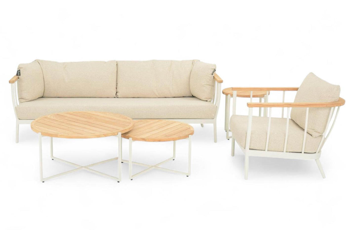 Apple Bee Condor loungeset 3-delig Nr. 8 Oyster