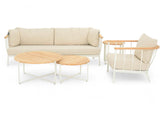 Apple Bee Condor loungeset 3-delig Nr. 8 Oyster