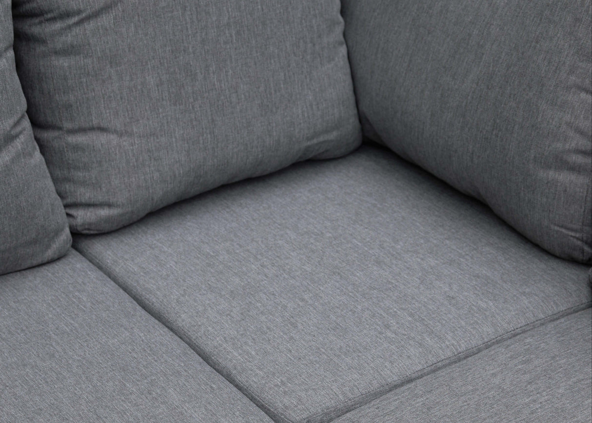 Belito Lotte Loungeset Hoekbank Nr. 4 | Antraciet Aluminium | 288 x 220 cm | 6-persoons