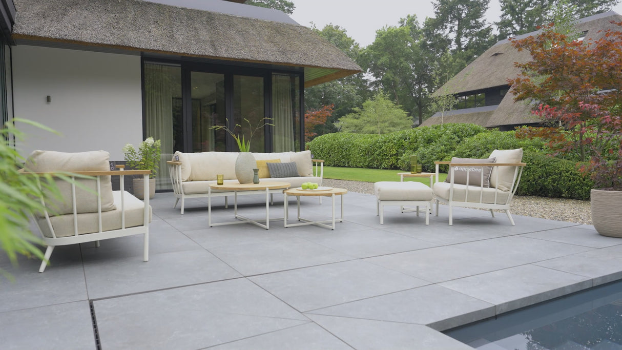 Apple Bee Condor loungeset 6-delig Nr. 1 Oyster