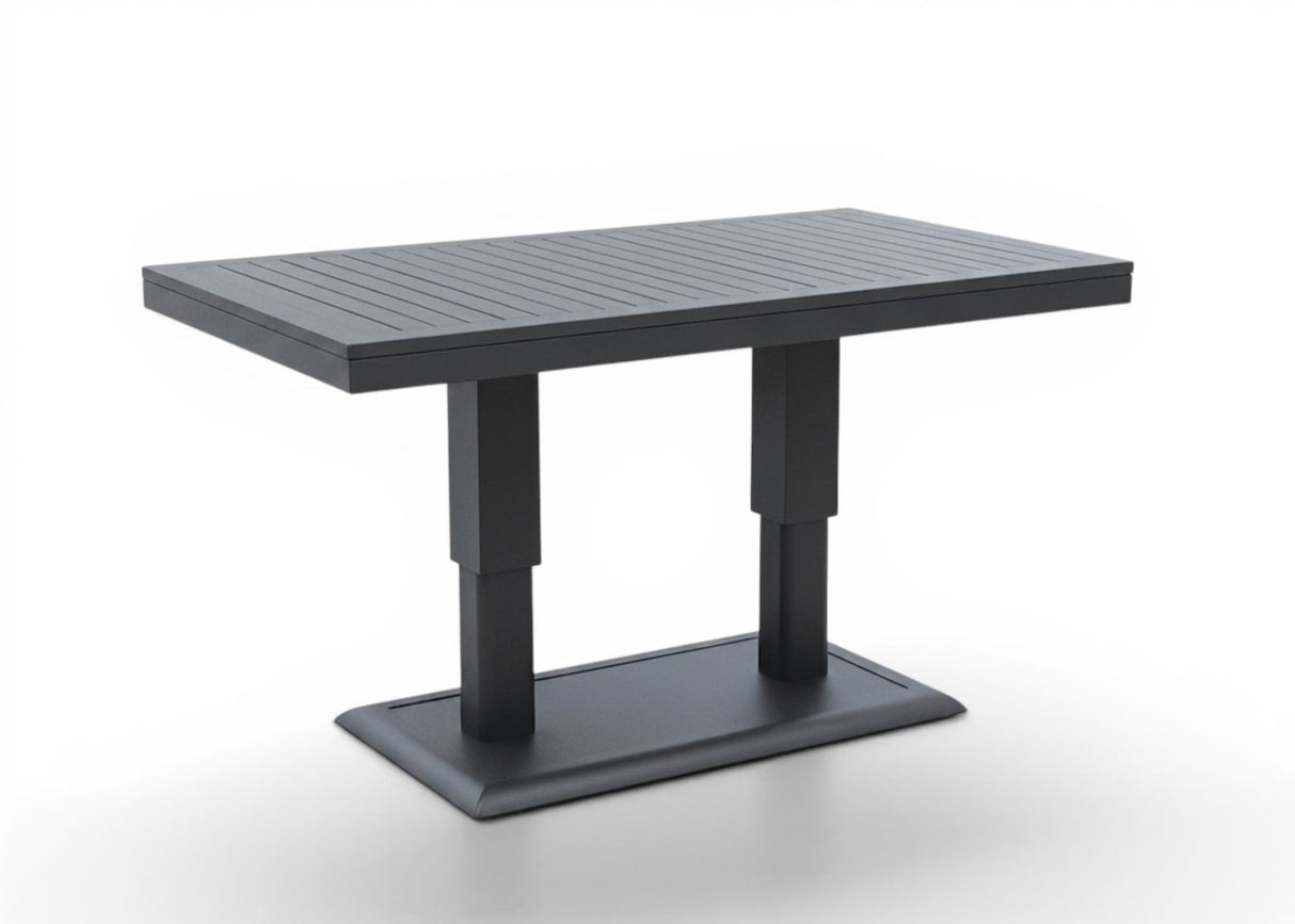 Belito Lotte Tafel | Antraciet | Aluminium | Verstelbaar | 138 x 80 cm