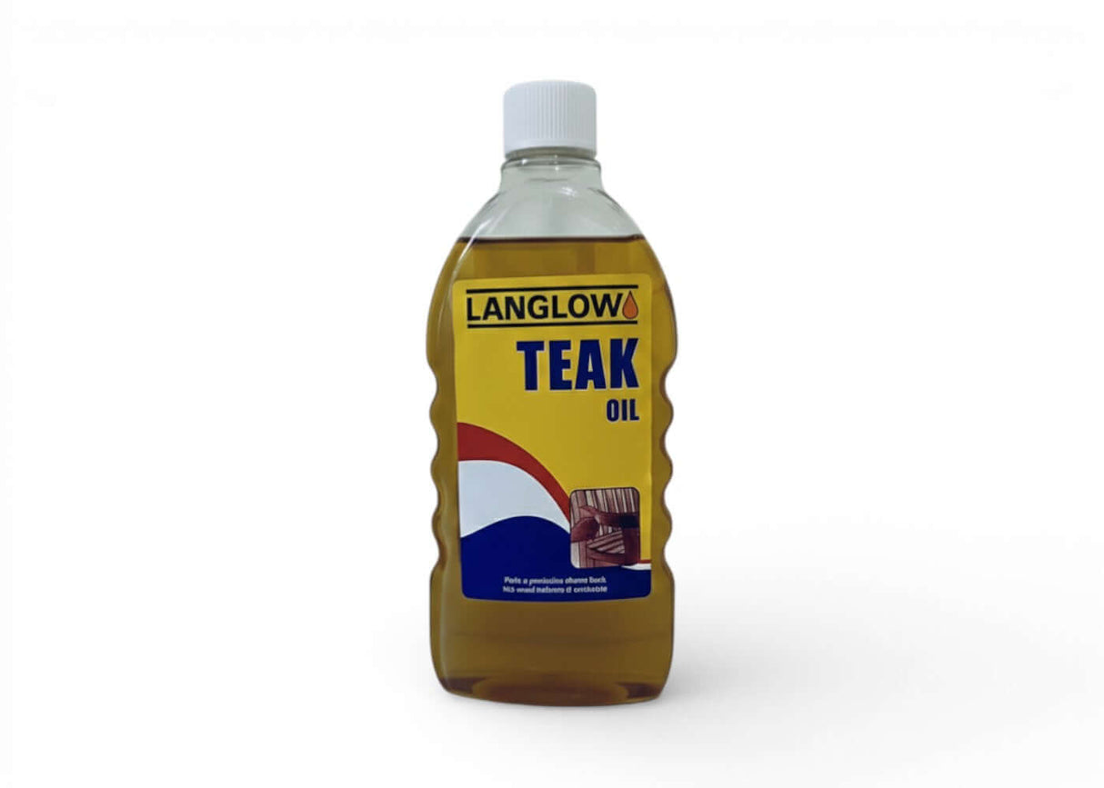 Langlow Teak Olie | 500 ml | Voeding & Bescherming Teakhout