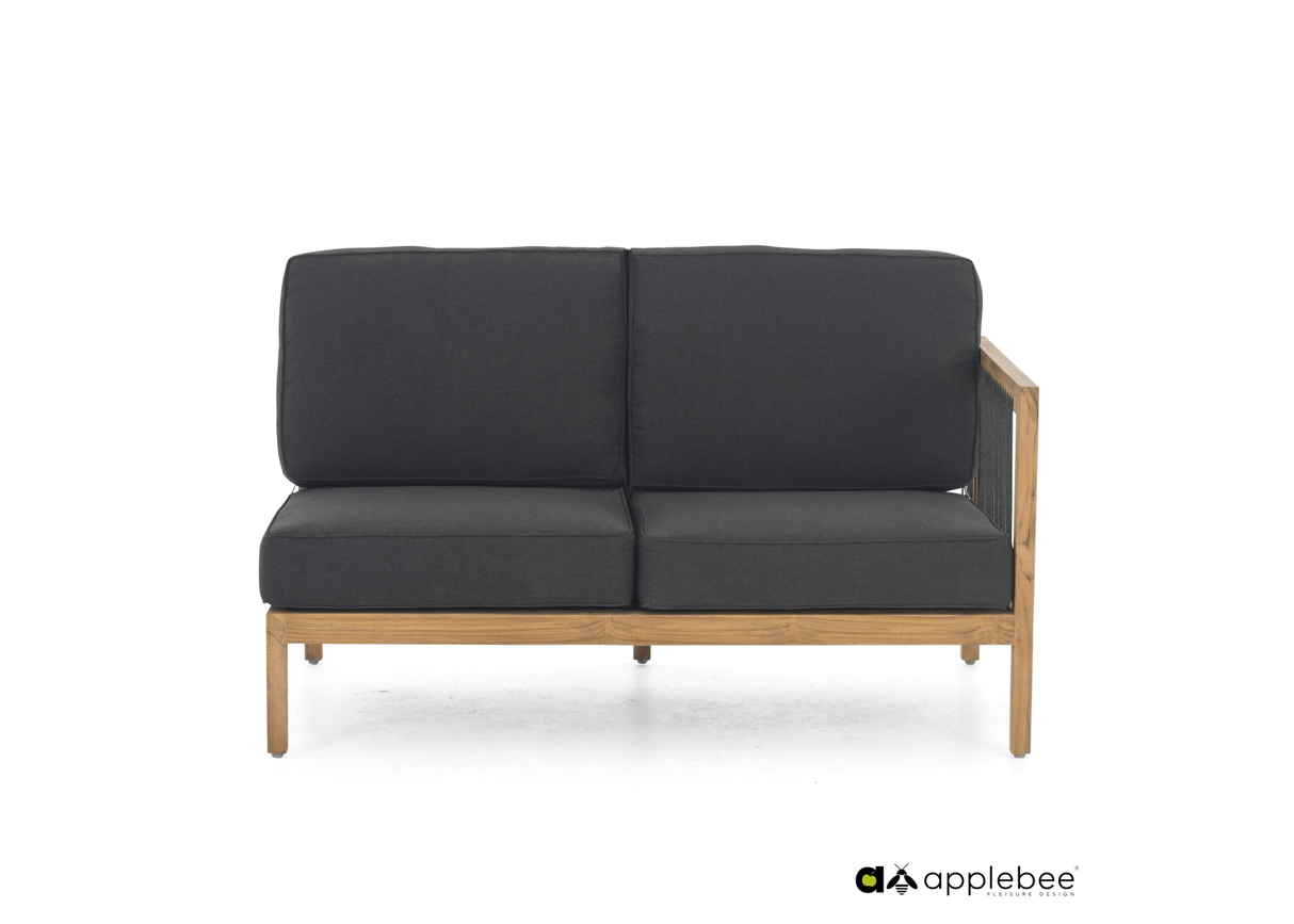 Apple Bee La Croix loungeset teak 5-delig links Apple Bee