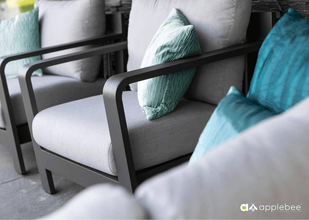Apple Bee Delgado loungeset antraciet Apple Bee
