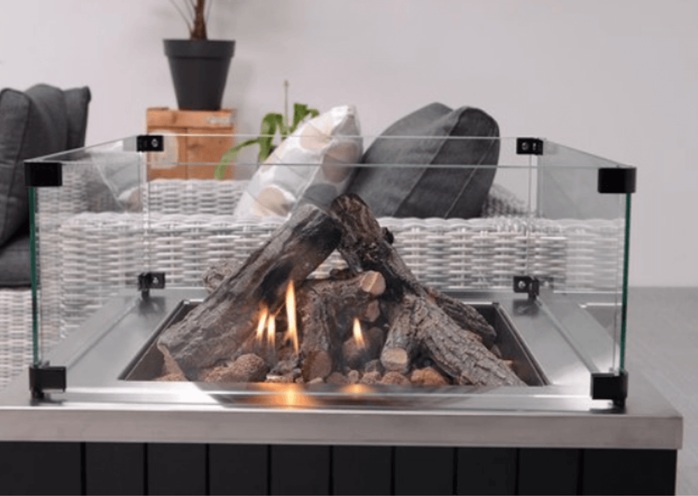 Glasplaat voor terrashaard