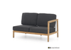 Apple Bee La Croix loungeset teak 5-delig links Apple Bee