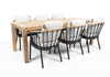 Apple Bee Condor/Belito tuintafel 220 cm dining tuinset 7-delig