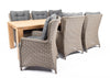 Belito® Milou dining tuinset 240cm 7-delig - Graphite