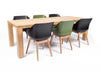 Hartman Sophie teak/Belito tuintafel 240 cm dining tuinset 7-delig Hartman