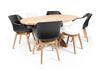 Hartman Sophie teak/Belito tuintafel 200 cm dining tuinset 7-delig Hartman