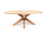 Hartman Sophie teak/Belito ovale tuintafel 200 cm dining tuinset 7-delig Hartman