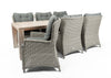 Belito® Milou dining tuinset 240cm 7-delig - Earl grey
