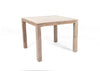 Teak dining tuintafel 100x100x76cm - old grey Belito