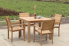 Belito® teak tuinset 4 personen - 5 delig Belito